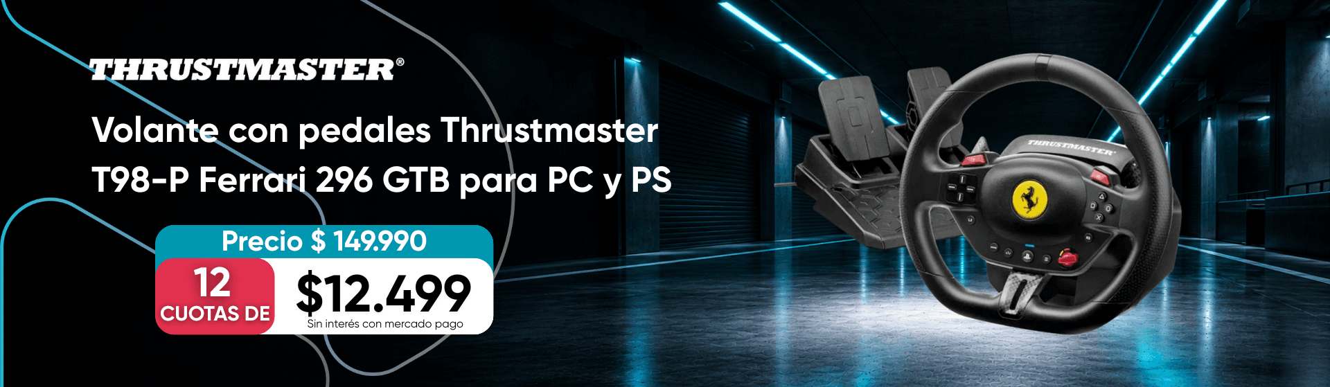 Thrustmaster T98-P Ferrari 296 GTB