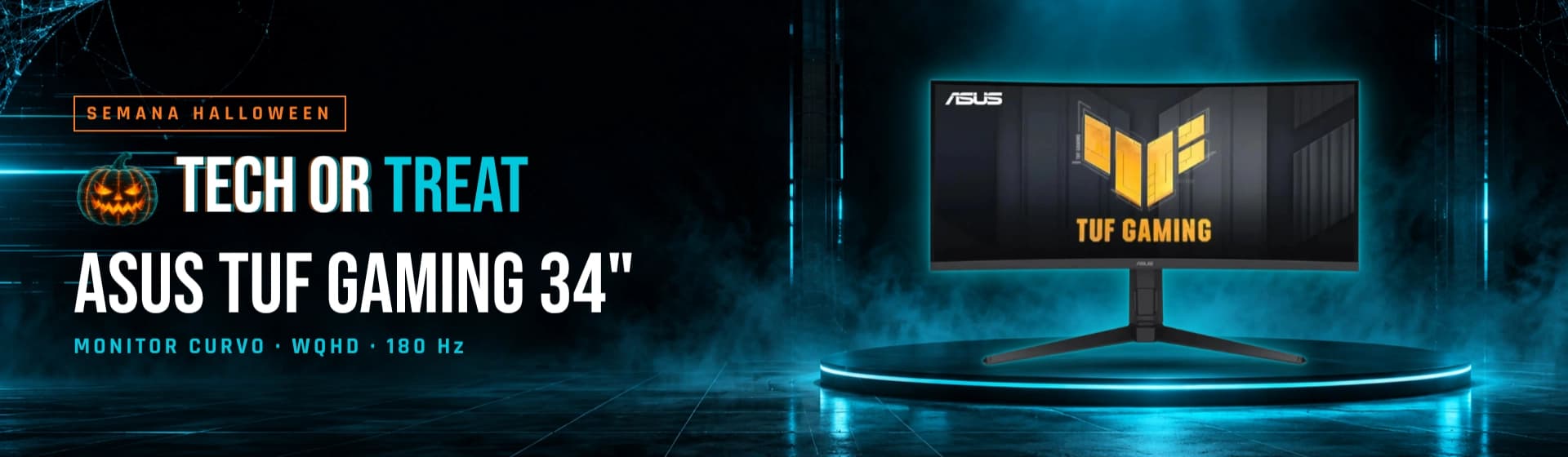 Monitor Curvo Asus TUF Gaming 34" UWQHD