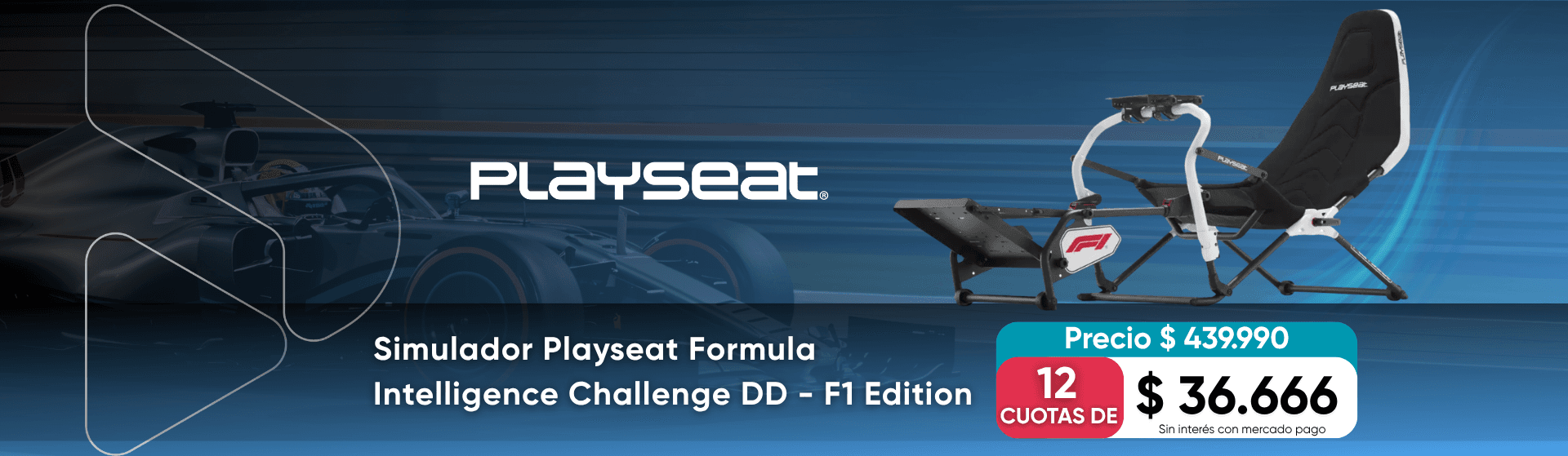 Simulador Playseat Formula Intelligence