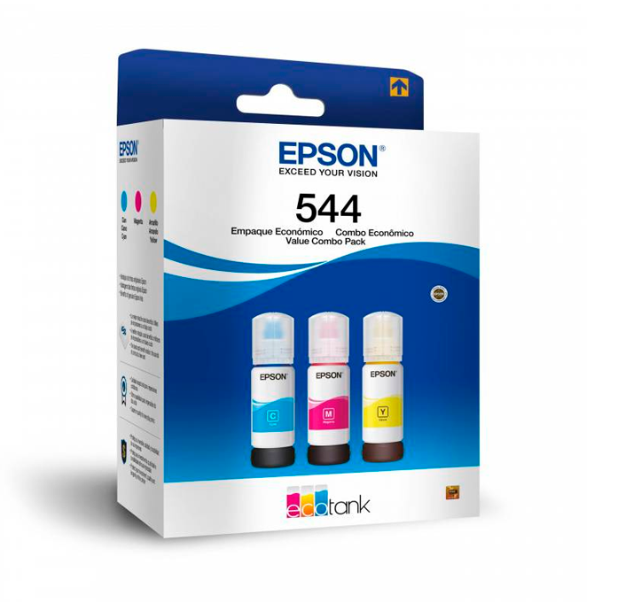 Pack de Tintas EPSON T504 Negro, Amarillo, Cian y Magenta – PERU DATA