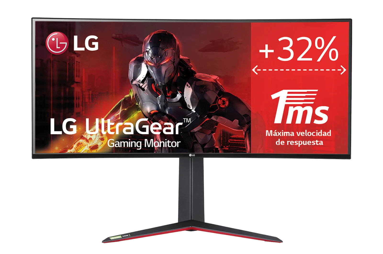 Monitor Gamer LG 34' Curvo Ultragear Lcd Qhd 144hz 34gn850