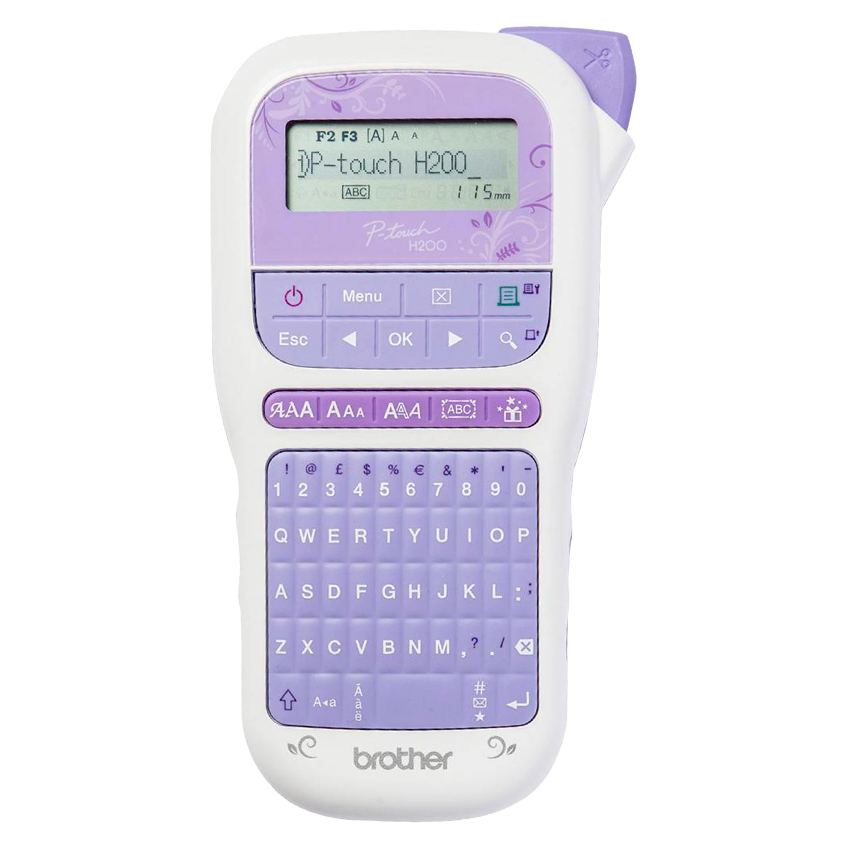Rotuladora Etiquetadora Portátil PT-H200 Lila